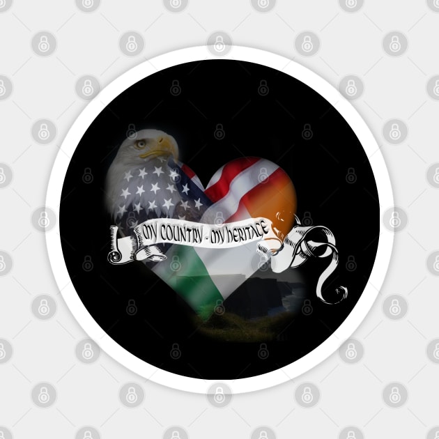 Irish American - My Heritage Magnet by Ireland